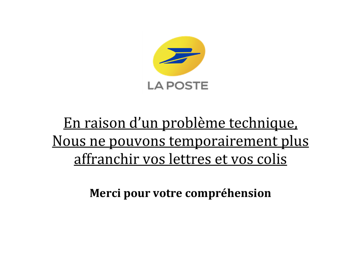 Problème Poste