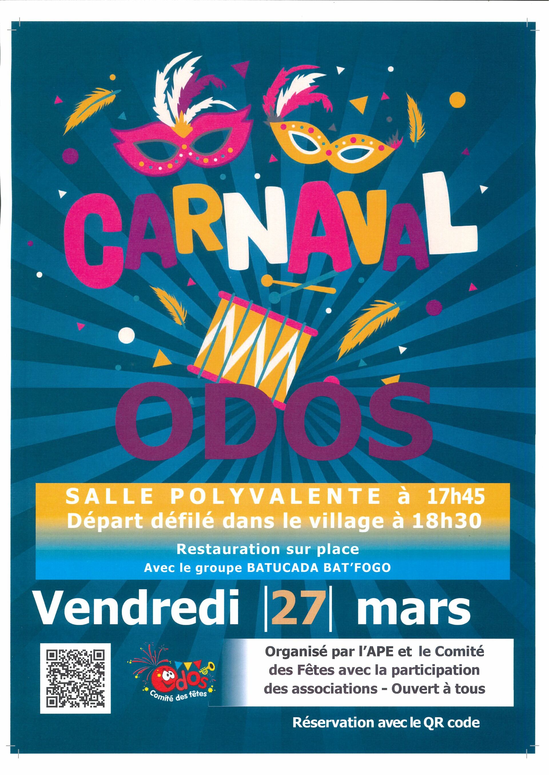 Carnaval vendredi 27 mars