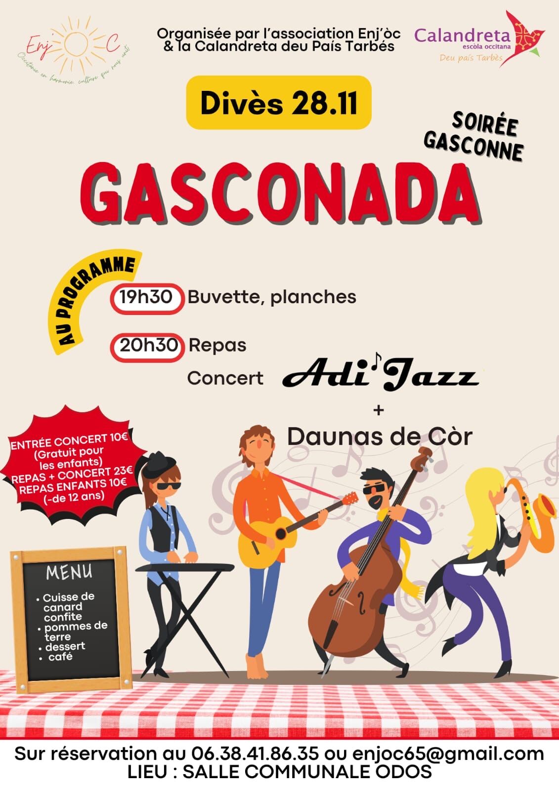 Soirée gascogne