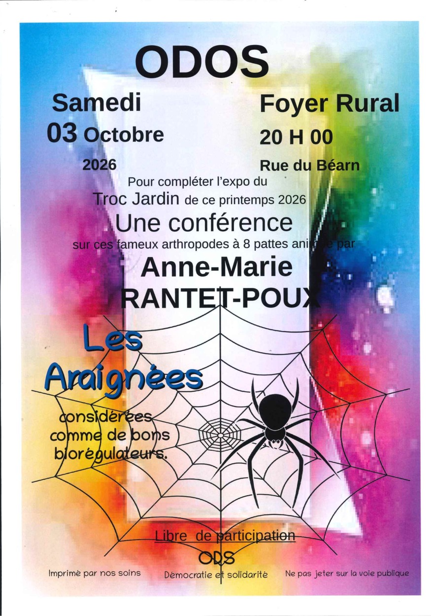 Conférence araignées